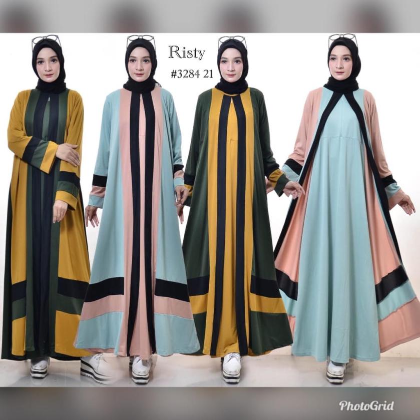 Model Baju Gamis Terbaru 2019 Wanita Berhijab
